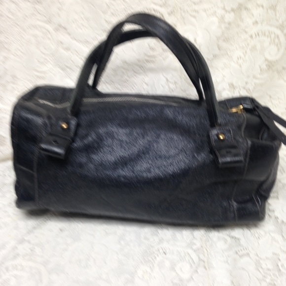 Chloe Black Distressed Leather Hand Bag - Picture 4 of 9